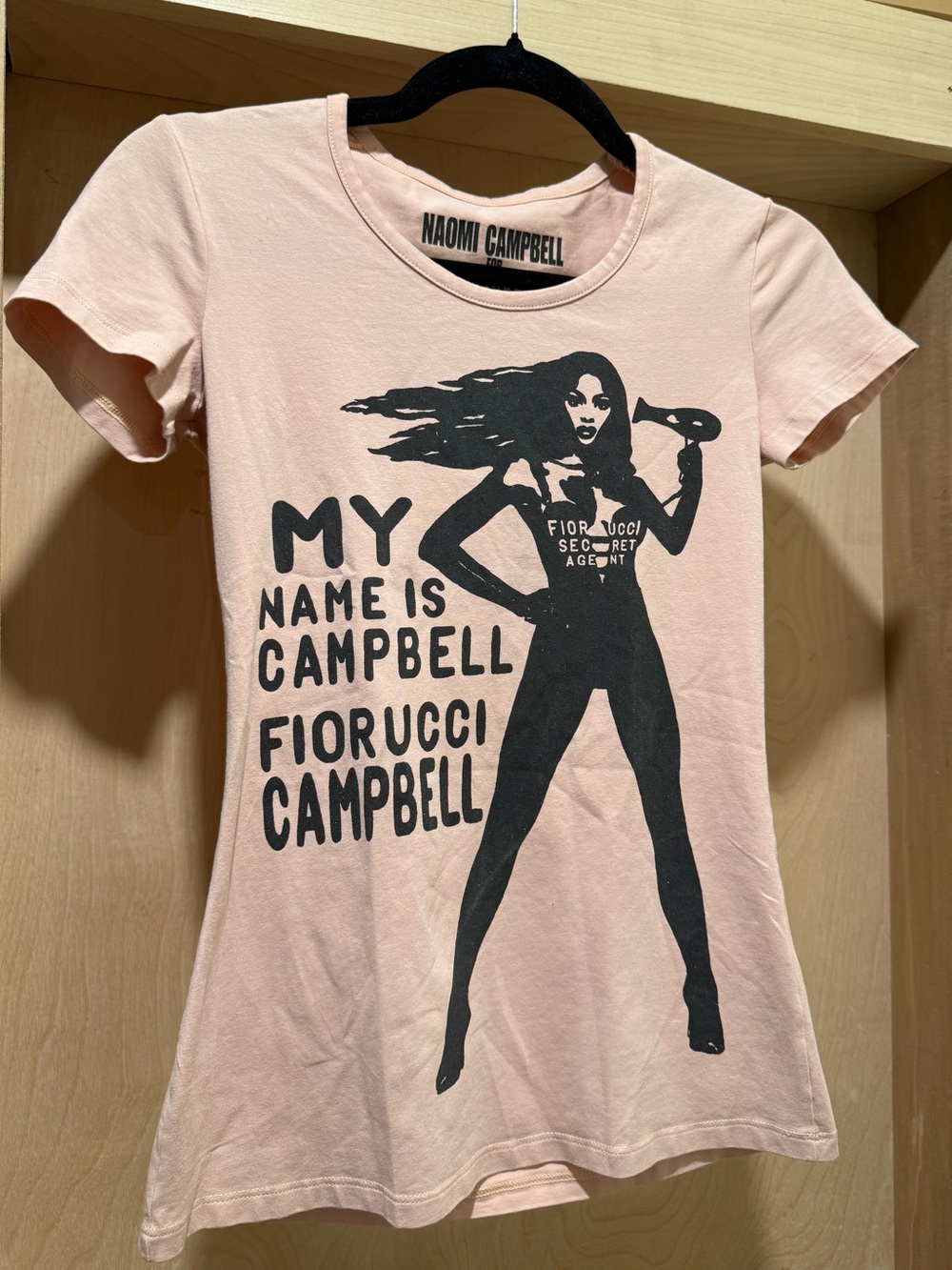 Fiorucci Pink Naomi Campbell Graphic Tee